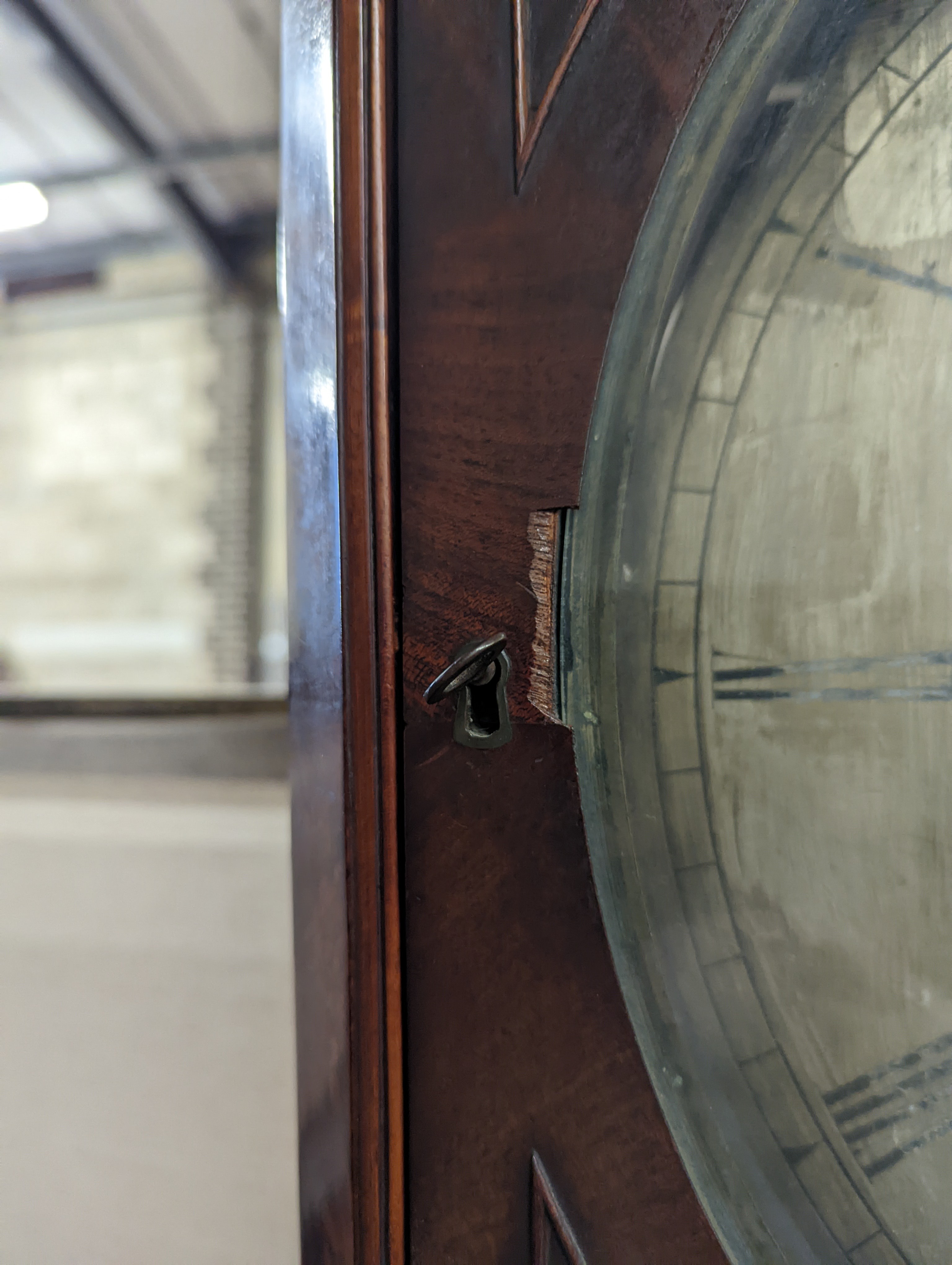 An early 19th century mahogany cased eight day longcase clock by D. Jones, Merthyr, height 211cm